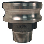 Cam & Groove Reducing Type F Adapter x Male NPT